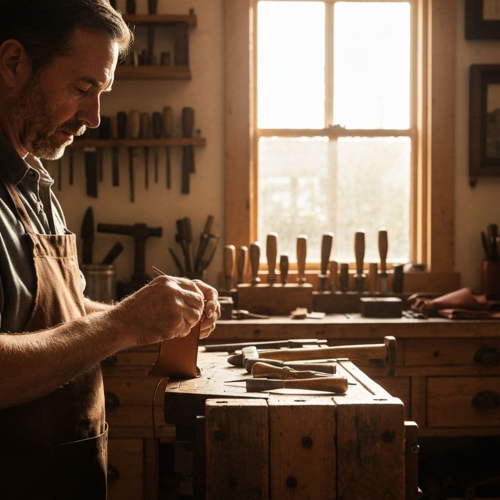 Мастер за работой в мастерской Iren Sarto